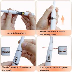 img 1 attached to 🔌 4-in-1 Electric Ear and Nose Hair Trimmer Clippers - Painless Eyebrow Trimmer for Women & Men - Waterproof, Lightweight - Perfect Gift for All!