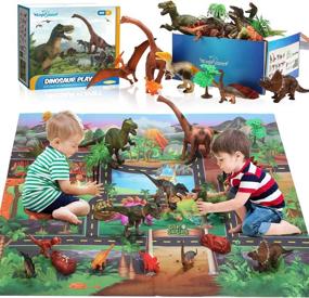 img 4 attached to EagleStone Realistic Educational Dinosaur Toy