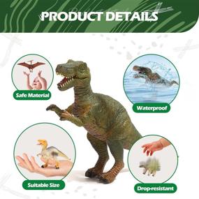 img 3 attached to EagleStone Realistic Educational Dinosaur Toy