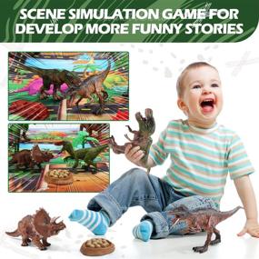 img 2 attached to EagleStone Realistic Educational Dinosaur Toy