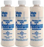 collinite liquid fleetwax #870, 16 oz - pack of 3 logo