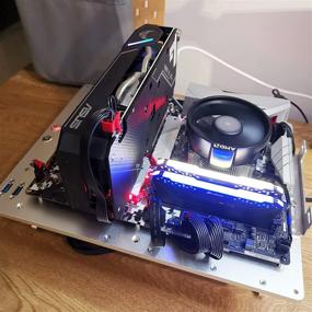 Aluminum Mini ITX PC Test Bench Open Frame Case for Overclocking and Water  Cooling with Graphics Card Support