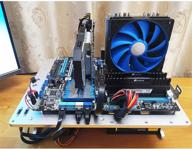 💦 a4 mini itx matx micro atx пк тестовая стойка открытая рама водяного охлаждения из алюминия usb 3.0 diy разогнанная поддержка htpc графическая карта: последняя модель для кастомных пк с водяным охлаждением! логотип