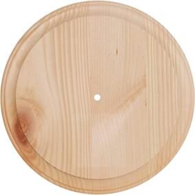 img 4 attached to 🪵 Round Wooden Surface for Walnut Hollow Clocks