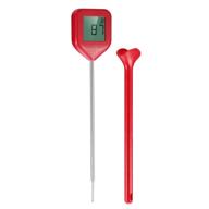 🌡️ (updated edition) digital kitchen thermometer, instant read accurate & fast cooking thermometer with auto rotate display, for grilling, bbq, baking, cooking logo