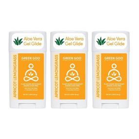 img 3 attached to 🍃 Green Goo All Natural Deodorant, Apricot & Lemongrass Gel, 2.25 oz, Pack of 3 - Effective for Men and Women