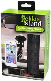 img 1 attached to 📱 Universal Windshield Suction Mount for Smartphones by Gekko Stand - Fully Adjustable Phone Holder - Ideal for iPhone 6 Plus, 5S, 5C, 5, Samsung Galaxy S5, S5 Edge, Note 4, 3, and More - Enhanced SEO