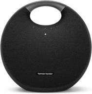 🔊 восстановленная harman kardon onyx studio 6 - черный беспроводной bluetooth-динамик: водонепроницаемость ipx7, дополнительное басовое звучание, аккумулятор с возможностью зарядки, встроенный микрофон. логотип