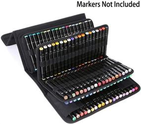 img 3 attached to BTSKY Lipstick Organizer Canvas Markers Primascolor Painting, Drawing & Art Supplies