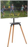 putorsen adjustable artistic easel tripod tv studio stand, portable floor display for 45-65 inch led lcd sceen, vesa 600x400mm, 100lbs capacity, black logo