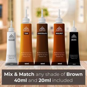 img 2 attached to 🛋️ Complete Leather Repair Kits for Brown Couches - Ultimate Solution for Vinyl, Furniture & Upholstery - Scratch Repair, Dye & Restore Your Couch, Boat or Car Seats