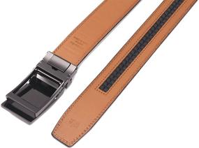 img 2 attached to Bulliant Click Ratchet Genuine Leather Men's Accessories and Belts