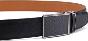 img 1 attached to Bulliant Click Ratchet Genuine Leather Men's Accessories and Belts