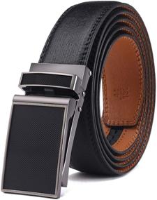 img 4 attached to Bulliant Click Ratchet Genuine Leather Men's Accessories and Belts