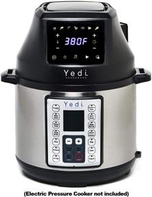 img 3 attached to 🍳 Yedi Capital 7-Preset Air Fryer Lid and Dehydrator with DIY and Delay Start Functions