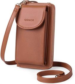 img 4 attached to GOIACII Crossbody Leather Blocking Shoulder Women's Handbags & Wallets in Crossbody Bags