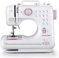 🧵 donyer power portable mini electric sewing machine with 12 built-in stitches, double thread, 2 speeds, embroidery, and foot pedal logo