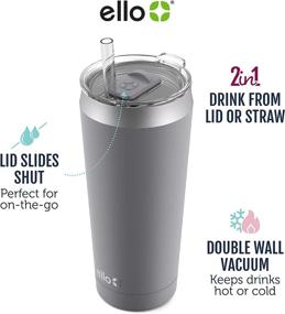 img 3 attached to 🥤 Ello Insulated Stainless Tumbler: Optimal Convenience and Versatility