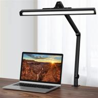 💡 enhance productivity with the led metal polarized architect desk lamp – 4 color modes, 4 brightness levels, dimmable swing arm, clamp design – ideal for home office workbench логотип