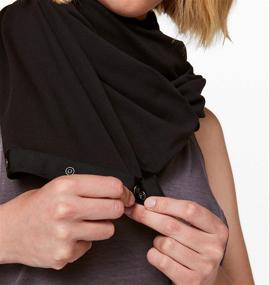 img 1 attached to 🧣 Lululemon Vinyasa Scarf Heathered Herringbone: Stylish Women's Accessories for Scarves & Wraps