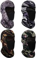 🌬️ windproof sun dust protection balaclava face mask - camouflage design for enhanced breathability and full face coverage in outdoor activities logo