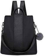 women's anti-theft backpack purse shoulder bag with convertible design - stylish ladies satchel bag logo