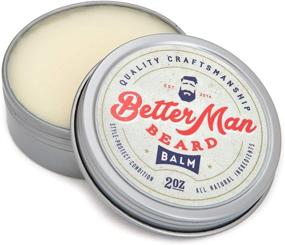 img 2 attached to 🧔 Better Man Beard Balm: 2 oz All-Natural Moisturizing Balm with Therapeutic Grade Essential Oils &amp; 100% Natural Formula - Balm-01