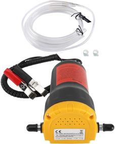 img 4 attached to 🛢️ Efficient 12V 60W Oil Change Pump Extractor: Ideal for Boats, Trucks, RVs, ATVs - Extract Oil, Diesel Fluids with Scavenge Suction Transfer Pump & Hose by Homtone