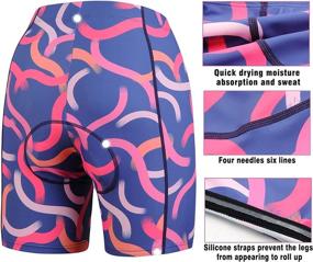 img 1 attached to 🩲 Ultimate Comfort for Female Cyclists: beroy Women's Quick Dry Cycling Underwear and Bike Shorts