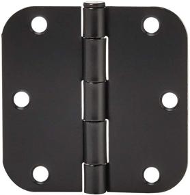 img 4 attached to AmazonBasics Rounded 3.5-inch Door Hinges