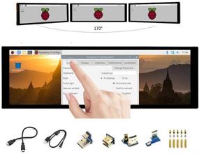 img 4 attached to Укрепленный сенсорный экран Raspberry Pi емкостного типа 400×1280 от XYGStudy