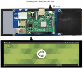 img 1 attached to Укрепленный сенсорный экран Raspberry Pi емкостного типа 400×1280 от XYGStudy