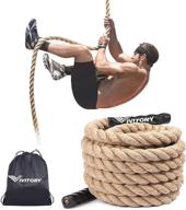 🧗 vivitory gym fitness training climbing ropes - workout gym climbing rope for home training and fitness workouts - 1.5'' diameter - available in 10, 15, 25, and 30 ft logo