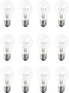 clear incandescent rough service light light bulbs logo