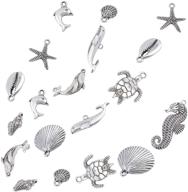 🐠 sunnyclue 1 box 20pcs 10 styles animal charms – perfect for summer sea themed jewelry making! logo