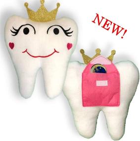 img 1 attached to 🦷 Tooth Fairy Pillow and Gold Coin Keepsake Gift Set: A Perfect Keepsake for Boys and Girls