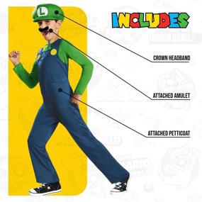 img 2 attached to Nintendo Super Brothers Costume Dress Up & Pretend Play Set - Enhance your Costumes!