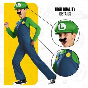 img 1 attached to Nintendo Super Brothers Costume Dress Up & Pretend Play Set - Enhance your Costumes!