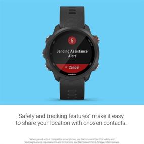 img 2 attached to 🏃 Обновленный Garmin Forerunner 245 Music - продвинутые GPS беговые часы со встроенной музыкой и динамикой, черного цвета.