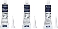 🧩 high-performance aqueon silicone sealant - 3 ounce (pack of 3) logo