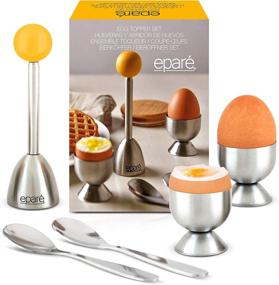 img 4 attached to 🥚 Eparé Egg Cracker and Topper Set