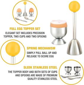 img 3 attached to 🥚 Eparé Egg Cracker and Topper Set