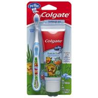 colgate toddler fluoride toothpaste toothbrush logo