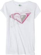 roxy girls white contrast 16 girls' clothing logo