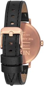 img 1 attached to Nixon Women's Arrow Leather Analog Watch: Sleek Quartz Timekeeping for the Modern Woman