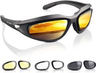 polarized motorcycle riding goggles: ultimate protection for outdoor sports logo