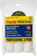 purdy white dove roller cover, 9 x 3/8 in., pack of 3 - high quality roller covers for smooth painting experience! logo