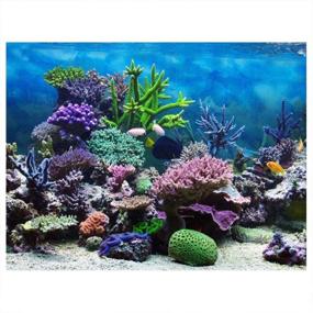 img 4 attached to ViaGasaFamido Клейкое подводное фоновое украшение