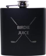 birdie juice 6oz flask christmas logo