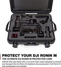 img 3 attached to 📦 Waterproof Nanuk 940 Ronin M Hard Case with Custom Foam Insert - Black